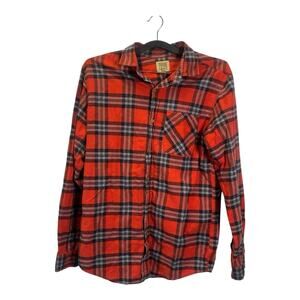 True Craft Size Medium Men’s Flannel Original Handcrafted Southern Design Button